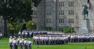 West Point's Facade Crumbles: Gunfire Forces Lockdown